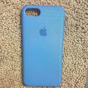 Apple Light Blue Silicone Phone Case
